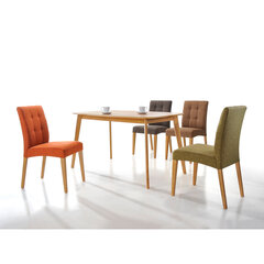 Комплект из 2 стульев Enrich, коричневый цена и информация | Стулья для кухни и столовой | 220.lv