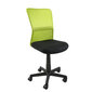 Biroja krēsls, melns/zaļš cena un informācija | Biroja krēsli | 220.lv