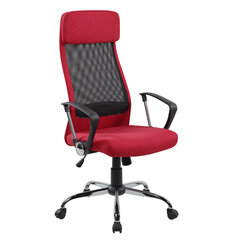 Biroja krēsls Darla, sarkans cena un informācija | Biroja krēsli | 220.lv