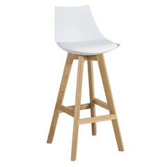 Барный стул Sonja, белый цена и информация | Стулья для кухни и столовой | 220.lv