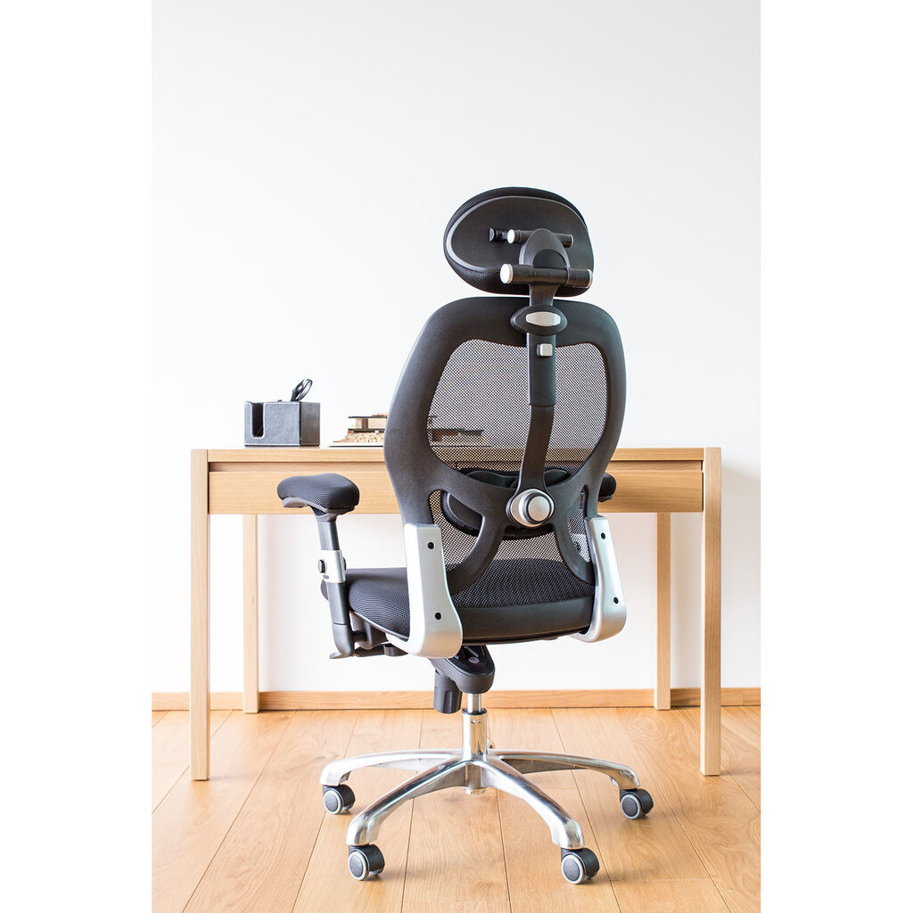 Biroja krēsls Gaiola, melns cena un informācija | Biroja krēsli | 220.lv