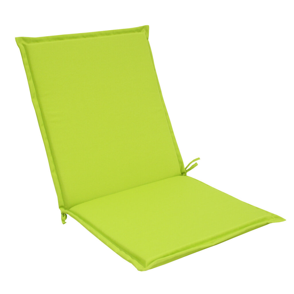 Krēsla spilvens Summer, 42x90 cm, zaļš cena un informācija | Krēslu paliktņi | 220.lv