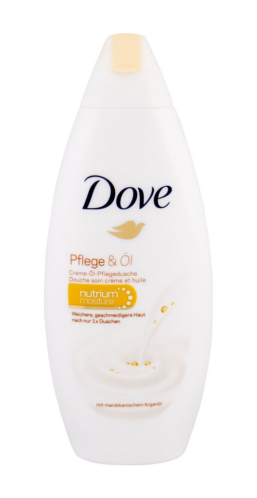 Mitrinoša dušas želeja Dove Nourishing Care & Argan Oil sievietēm un vīriešiem, 250 ml цена и информация | Dušas želejas, eļļas | 220.lv