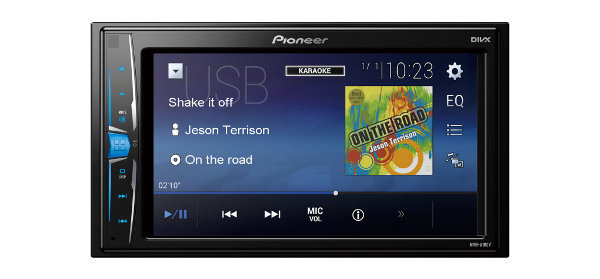 Pioneer MVH-A100V atskaņotājs ar 6.2" displeju, iPod/iPhone цена и информация | Auto magnetolas, multimedija | 220.lv