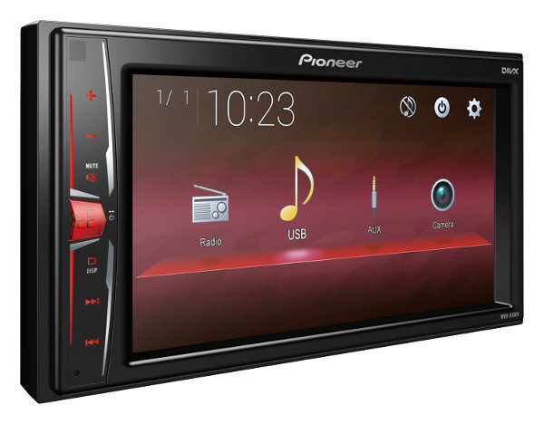 Pioneer MVH-A100V atskaņotājs ar 6.2" displeju, iPod/iPhone цена и информация | Auto magnetolas, multimedija | 220.lv