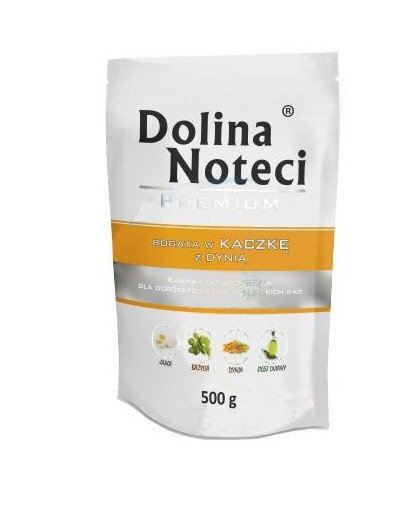 Dolina Noteci Premium ar pīli un ķirbjiem, 500 g цена и информация | Konservi suņiem | 220.lv