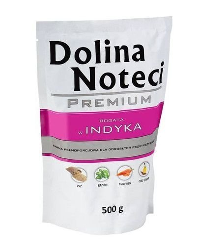 Dolina Noteci Premium ar tītaru, 500 g cena un informācija | Konservi suņiem | 220.lv