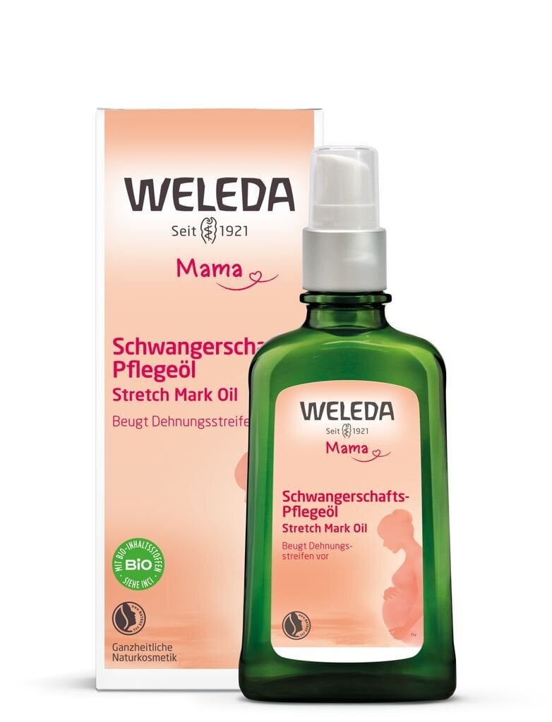 Ķermeņa ādas mitrināšanas līdzeklis Weleda Pregnancy, 100 ml cena un informācija | Bērnu kosmētika, līdzekļi jaunajām māmiņām | 220.lv