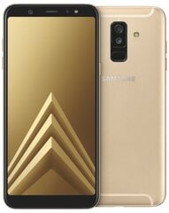 Samsung Galaxy A6 Plus (2018), 32 GB, Dual SIM, Gold cena un informācija | Mobilie telefoni | 220.lv