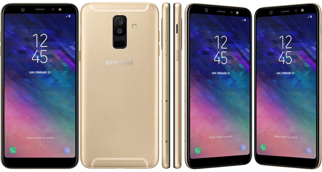 Samsung Galaxy A6 Plus (2018), 32 GB, Dual SIM, Gold cena un informācija | Mobilie telefoni | 220.lv