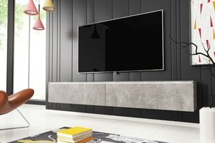 TV столик Kane с подсветкой, 30x180x33 см, серый цена и информация | Тумбы под телевизор | 220.lv