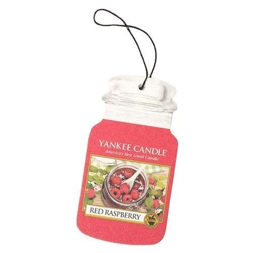 Auto gaisa atsvaidzinātājs Yankee Candle Car Jar Red Raspberry cena un informācija | Auto gaisa atsvaidzinātāji | 220.lv