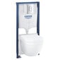 Grohe Arena Cosmopolitan Solido 5in1 iebūvēts un piekarināms WC komplekts, 39536000 cena un informācija | Tualetes podi | 220.lv