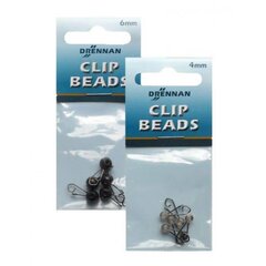 Зажимы Drennan Clip Beads, 6 мм, 5 шт. цена и информация | Drennan Спорт, досуг, туризм | 220.lv