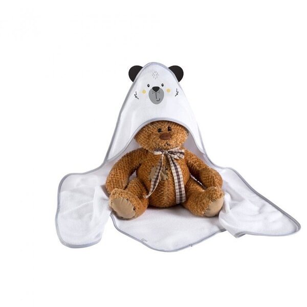 Bērnu vannas dvielis Klupś Funny Teddy Bear, rotaļlācītis cena un informācija | Mazuļa mazgāšana | 220.lv