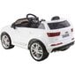 Bērnu elektromobīls Audi Q7 12 V, balts cena un informācija | Bērnu elektroauto | 220.lv