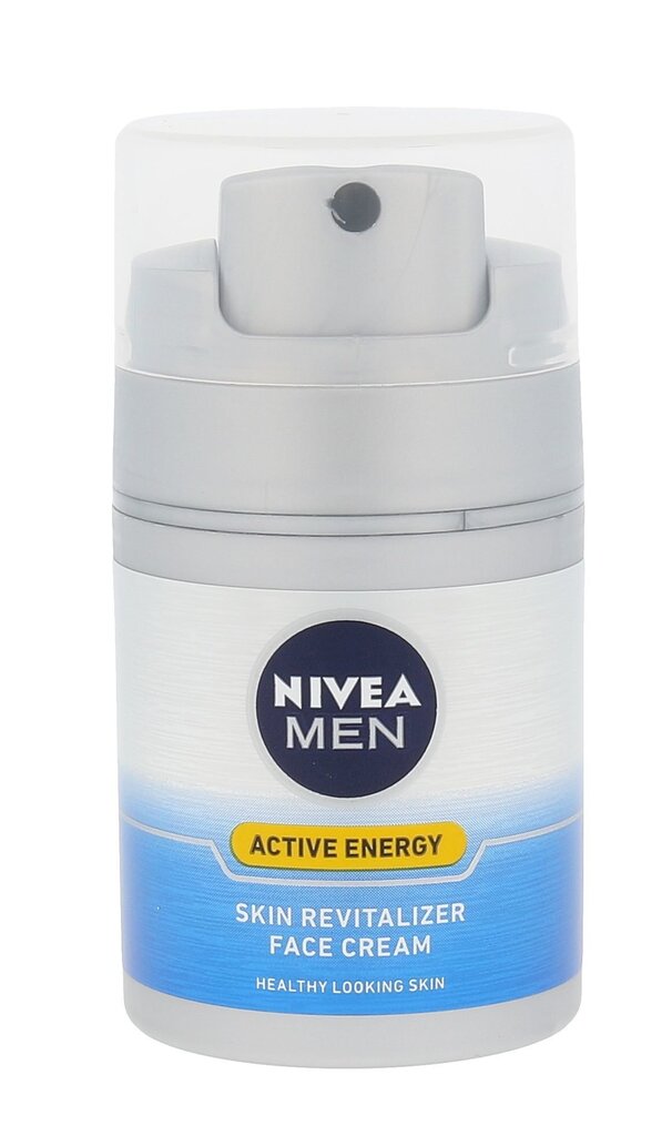 Sejas krēms vīriešiem Nivea Men Skin Energy Face Care 50 ml cena un informācija | Sejas krēmi | 220.lv