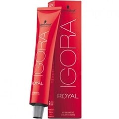 Matu krāsa Schwarzkopf Professonal Igora Royal 60 ml, 1-0 Black cena un informācija | Matu krāsas | 220.lv