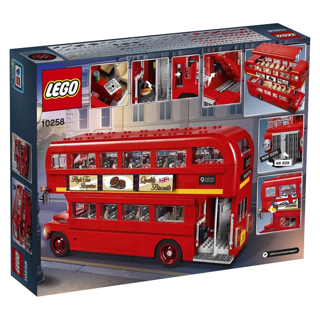 10258 LEGO® Creator Expert Londonas autobuss цена и информация | Konstruktori | 220.lv