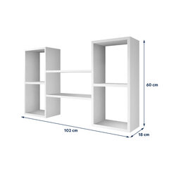 Полка Kassi, белая цена и информация | Полки | 220.lv