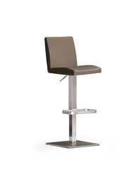 Барный-полубарный стул Lopes 3, натуральная кожа, светло-коричневый цена и информация | Стулья для кухни и столовой | 220.lv