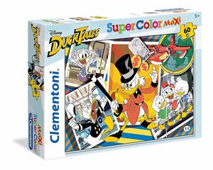 Puzle Clementoni Maxi Pīļu stāsti (Duck Tales) 60 d. cena un informācija | Puzles, 3D puzles | 220.lv
