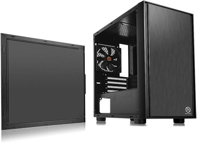 Thermaltake Versa H17 Micro-Tower melns цена и информация | Datoru korpusi | 220.lv