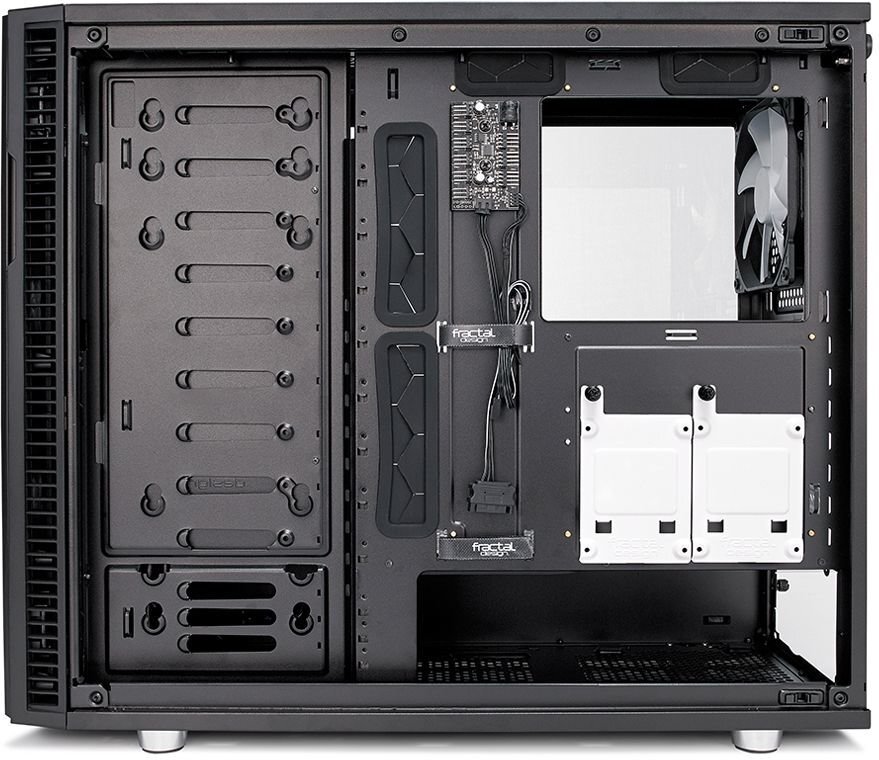 Fractal Design Define R6 juodas (FD-CA-DEF-R6-BK-TG) cena un informācija | Datoru korpusi | 220.lv