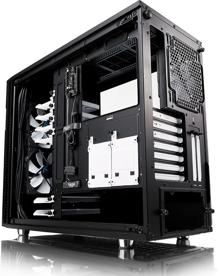 Fractal Design Define R6 juodas (FD-CA-DEF-R6-BK-TG) cena un informācija | Datoru korpusi | 220.lv