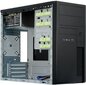 Chieftec XT-01B-350GPB datora korpuss Mini-Tower melns 350 W cena un informācija | Datoru korpusi | 220.lv