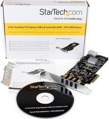 StarTech (PEXUSB3S44V) cena un informācija | Kontrolieri | 220.lv