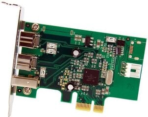 StarTech FireWire / PCIe (PEX1394B3LP) цена и информация | Контроллеры | 220.lv