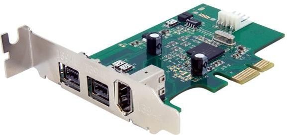 PCI Karte Startech PEX1394B3LP cena un informācija | Kontrolieri | 220.lv