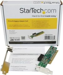 StarTech (PCI1PEX1) cena un informācija | Kontrolieri | 220.lv