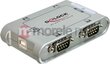 Delock USB -> serial x4 9pin (87414) cena un informācija | Kontrolieri | 220.lv