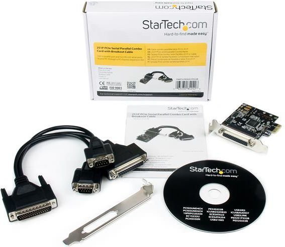 PCI Karte Startech PEX2S1P553B cena un informācija | Kontrolieri | 220.lv