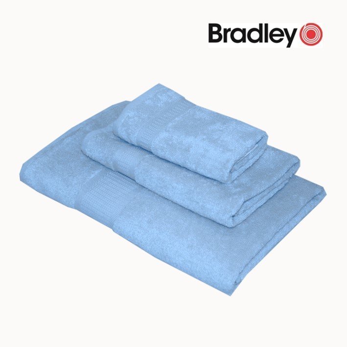 Bradley Bambusa dvielis, 70 x 140 cm, gaiši zils cena un informācija | Dvieļi | 220.lv