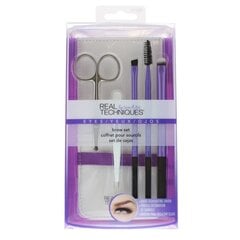 Komplekts uzacīm un acīm Real Techniques Brow Set 5 gab. цена и информация | Кисти для макияжа, спонжи | 220.lv