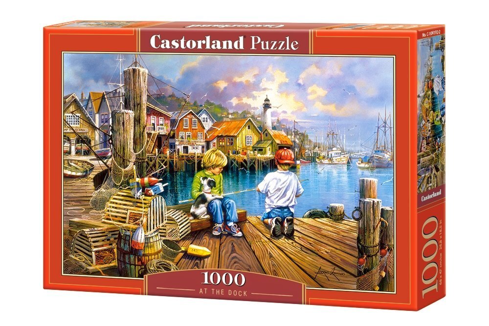 Puzle "At the Dock" Castorland, 1000 d. cena un informācija | Puzles, 3D puzles | 220.lv