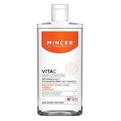 Micelārais ūdens Mincer Pharma Vita C Infusion No.611 500 ml цена и информация | Средства для очищения лица | 220.lv