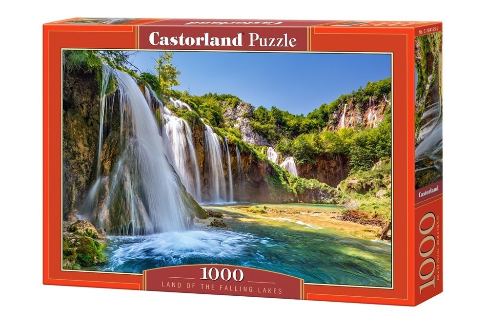 Puzle "Land of the Falling Lakes" Castorland, 1000 d. cena un informācija | Puzles, 3D puzles | 220.lv