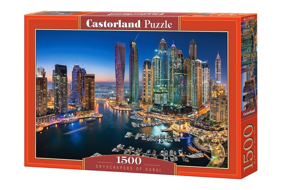 Puzle "Skyscrapers of Dubai" Castorland, 1500 d. cena un informācija | Puzles, 3D puzles | 220.lv