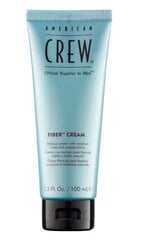 American Crew Hair Cream with natural luster and medium fixation (Fiber Cream) 100 ml 100ml цена и информация | Средства для укладки волос | 220.lv
