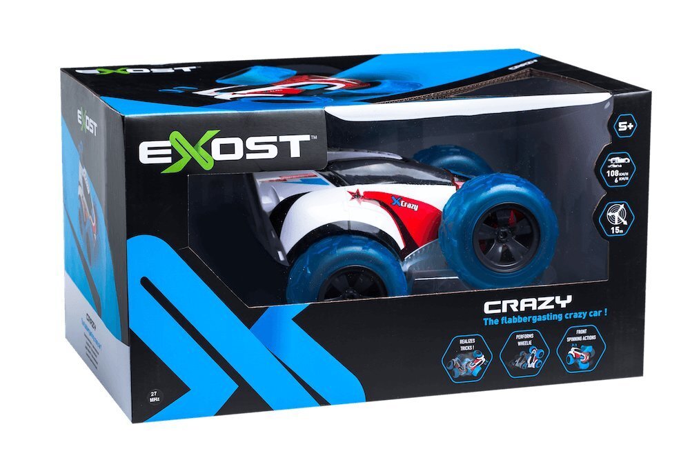 Radiovadāms auto modelis Exost Crazy 1:18 cena un informācija | Rotaļlietas zēniem | 220.lv