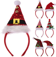 Stīpiņa Ziemassvētku cepure cena un informācija | Karnevāla kostīmi, maskas un parūkas | 220.lv