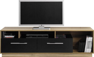 TV galds Monsun 7, melns/brūns cena un informācija | TV galdiņi | 220.lv