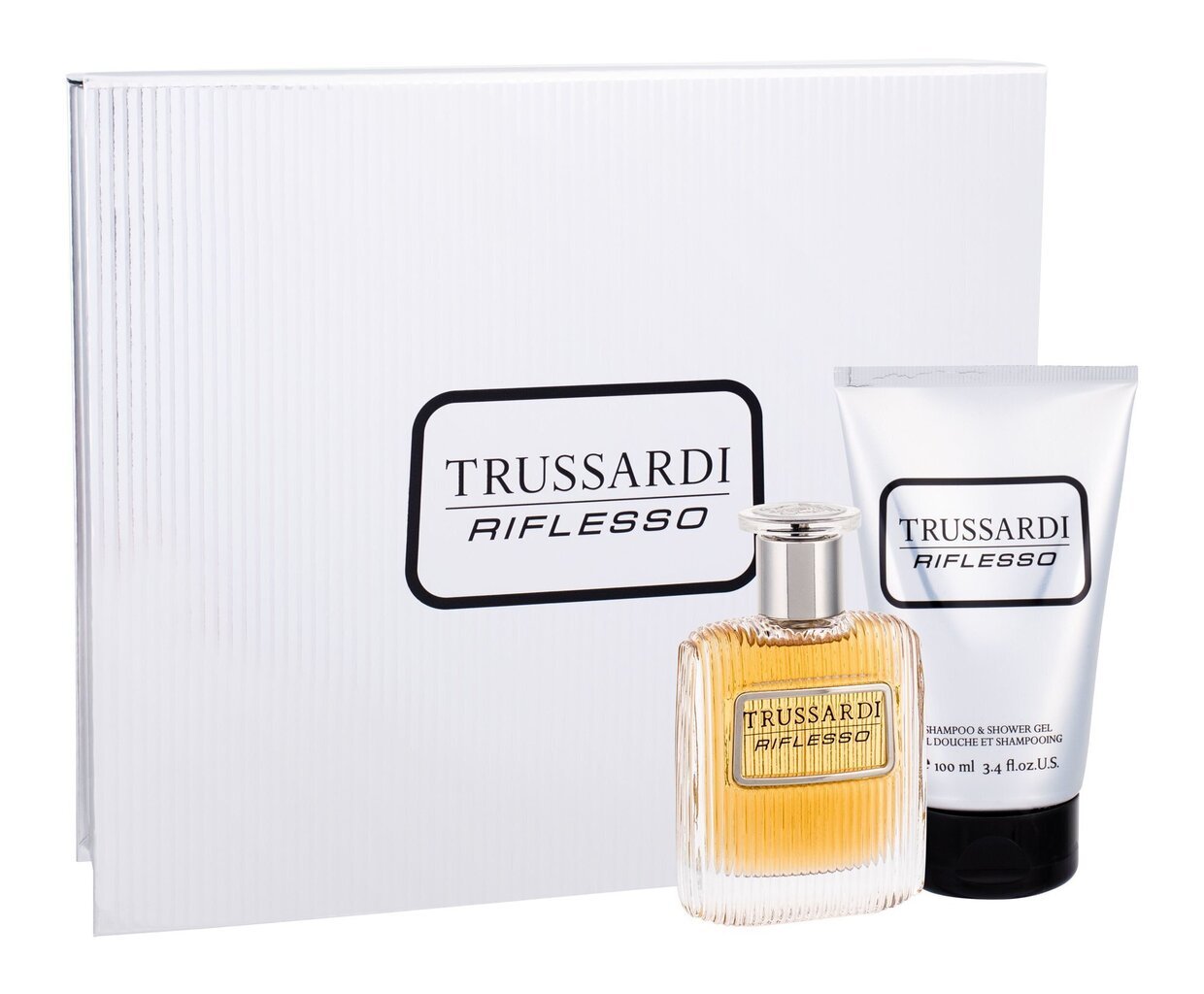 Komplekts Trussardi Riflesso vīriešiem: EDT 50 ml + dušas želeja 100 ml cena un informācija | Vīriešu smaržas | 220.lv