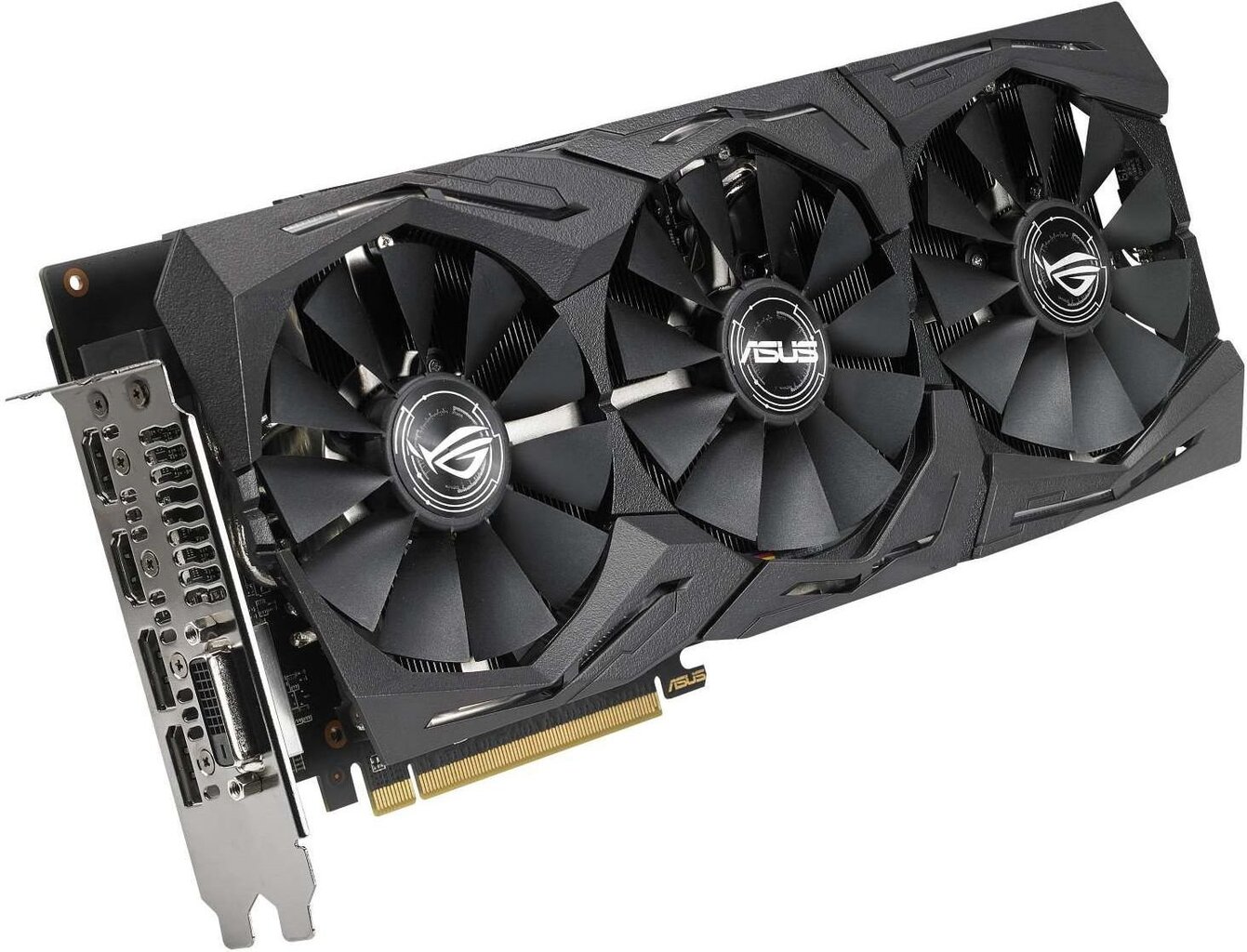 Asus Radeon RX 580 ROG Strix GAMING OC 8GB GDDR5 (256 bit), DVI-D, 2xHDMI, 2xDisplayPort, BOX (ROG-STRIX-RX580-O8G-GAMING) cena un informācija | Videokartes (GPU) | 220.lv