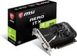 MSI GeForce GT 1030 AERO ITX 2GD4 OC 2GB DDR4 64bit DVI+HDMI PCIe3.0 (GT 1030 AERO ITX 2GD4 OC) cena un informācija | Videokartes (GPU) | 220.lv