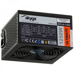 Akyga ATX 1250W 80+ GOLD (AK-U4-1250) cena un informācija | Barošanas bloki (PSU) | 220.lv